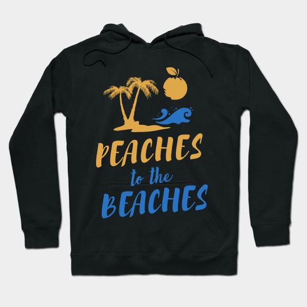 Peaches to the beaches. Hoodie by Andreeastore  